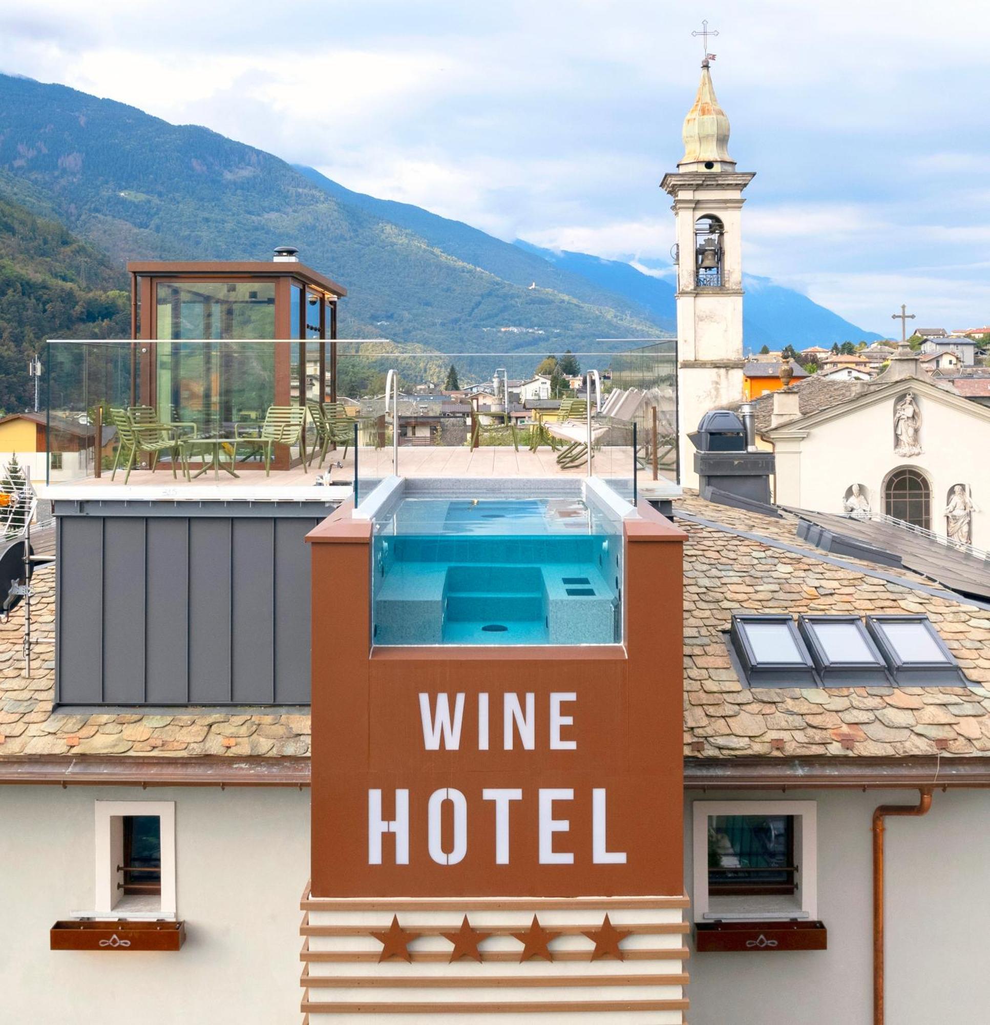 Wine Hotel San Carlo - Relais & Spa - Boutique Hotel Chiuro Bagian luar foto