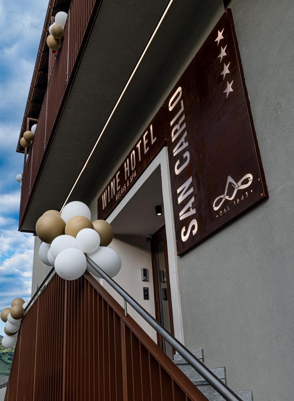 Wine Hotel San Carlo - Relais & Spa - Boutique Hotel Chiuro Bagian luar foto